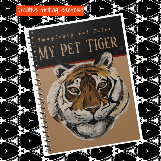 Personalize Art & Text Creative Writing 80-pg Notebook (Creator Uploaded)