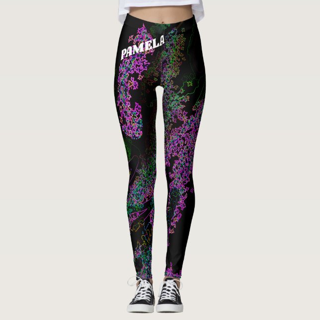 Personalize Artsy Artistic Sylish Art Leggings#14 Leggings (Front)