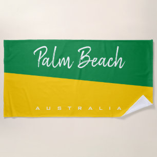 Personalize Australia Beach Towel
