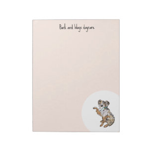 Personalize Australian Shepherd Notepad