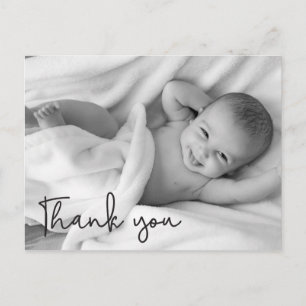 Personalize Baby Birth Announcement Thank You Postcard