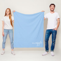 Personalize Baby Blue Snuggle