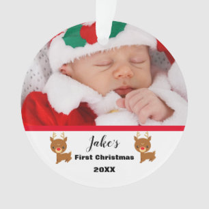 Personalize Baby's First Christmas Ornament