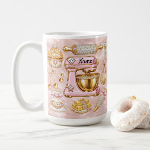 Personalize Baker Bling Coffee Mug