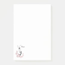 Personalize Ballerina Sketch in Pink