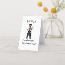 personalize barber Appointment Card