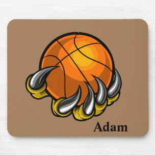 Personalize Basketball Dragon Claw Mouse Pad