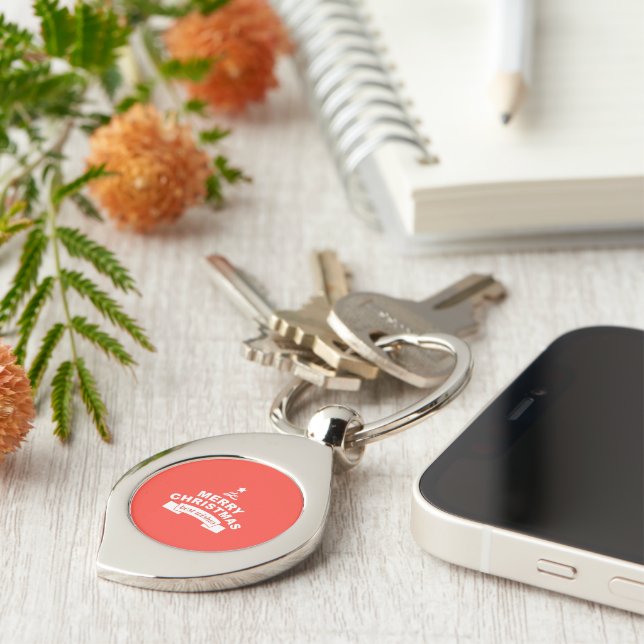 Personalize Best Wishes Keychain (Side)