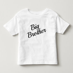 Personalize Big Brother Typography Toddler T-shirt
