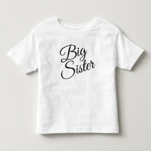 Personalize Big Sister Baby T-shirt