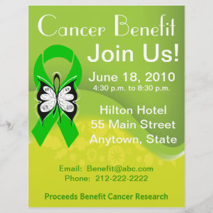 Personalize Bile Duct Cancer Fundraising Benefit Flyer
