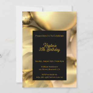 Personalize Birthday Invitation