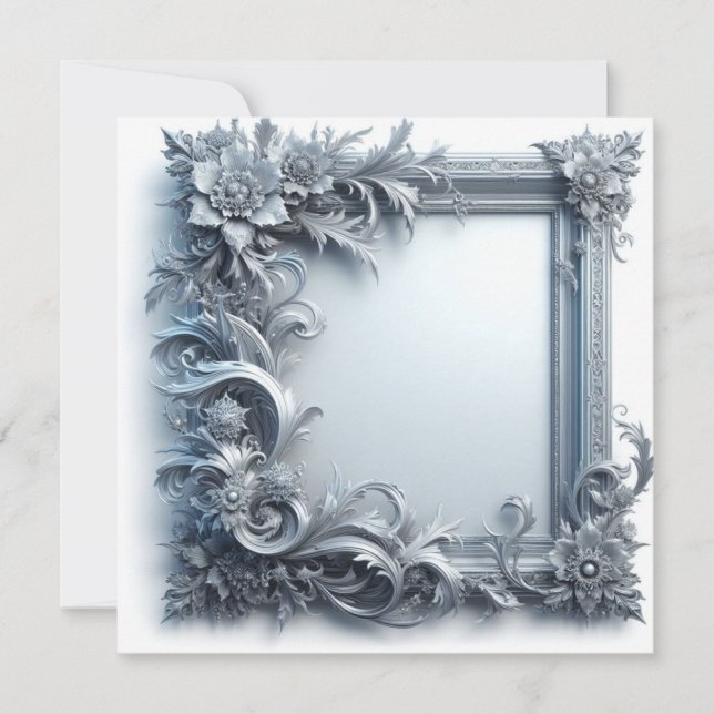 Personalize Blank Card - Invitation & Announcement (Front)