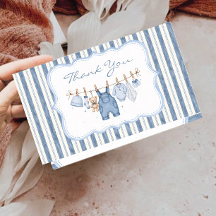 Personalize Blue Jean Baby Western Denim Thank You