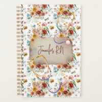 Personalize Boho Floral Nurse Graduation Gift 