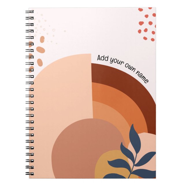 PERSONALIZE BOHO Notebook (Front)