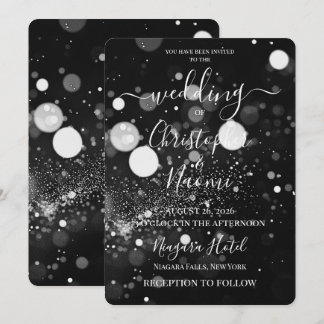 PERSONALIZE: Bokeh Blizzard Custom Invitation