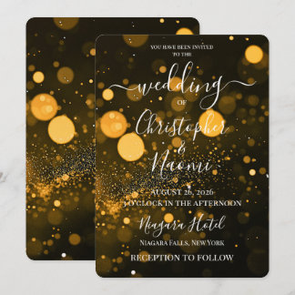 PERSONALIZE: Bokeh Blizzard Custom Invitation