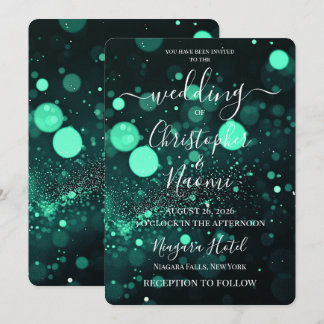 PERSONALIZE: Bokeh Blizzard Custom Invitation