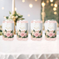 Personalize Bridal Shower Pink Roses