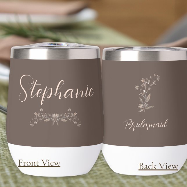 Personalize Bridesmaid Rustic Elegant (Creator Uploaded)