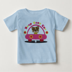 Personalize Bright Headlights Beep Beep Look Out Baby T-Shirt