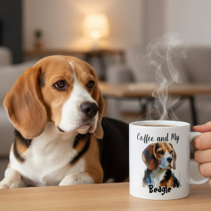  Personalize Browns Coffee and My Beagle Cute  Mug