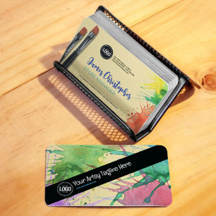 Personalize Business Art Supplies Card