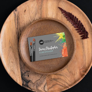 Personalize Business Art Supplies Card