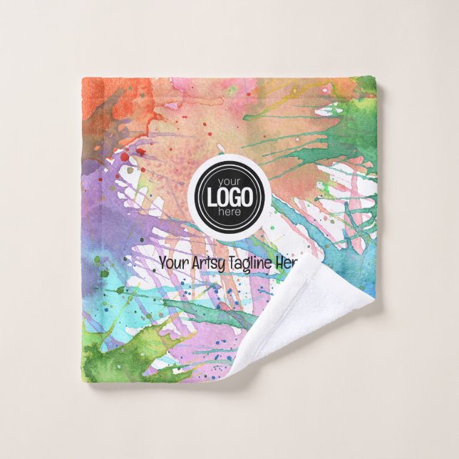 Personalize Business | Art Supplies Wash Cloth (Wash Cloth)