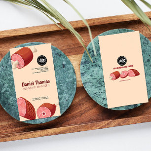 Personalize Business Butcher Shop Business Card