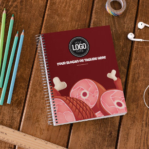 Personalize Business Butcher Shop Notebook