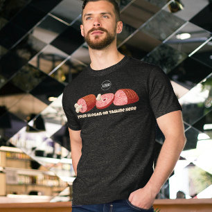 Personalize Business   Butcher Shop T-Shirt