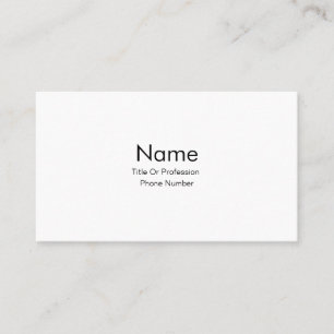 Personalize Business Card