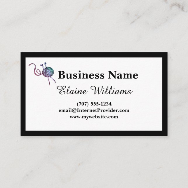 Personalize Business Cards for your Craft Business (Front)