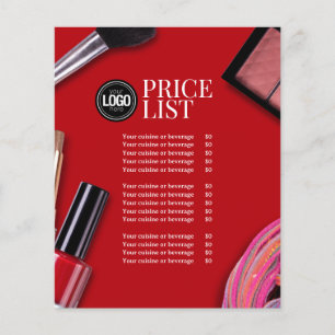 Personalize Business   Modern Makeup Company Flyer