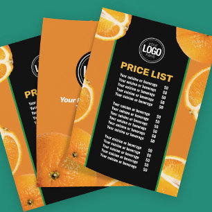 Personalize Business Orange Company Flyer