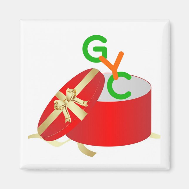 Personalize Business Organization Event Logo Magnet (Front)