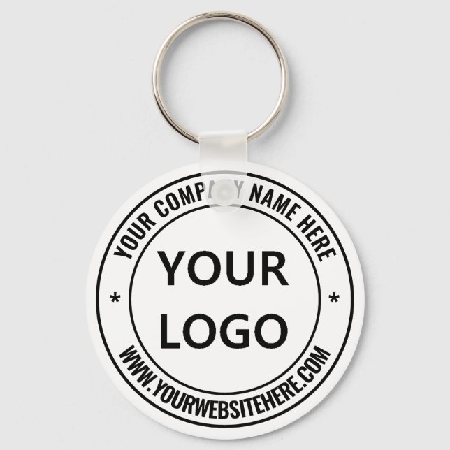 Personalize Business Promotional Keychain Template (Front)