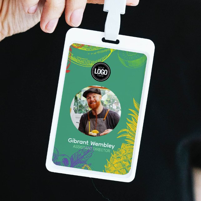 Personalize Business | Tropical Fruits Company Badge (Creator Uploaded)