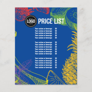 Personalize Business   Tropical Fruits Company Flyer