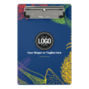 Personalize Business Tropical Fruits Company Mini Clipboard