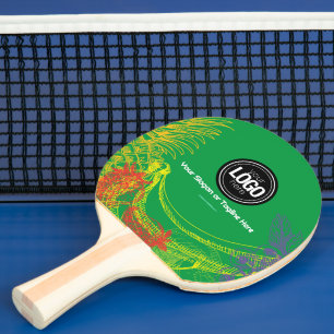Personalize Business Tropical Fruits Company Ping Pong Paddle