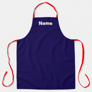 Personalize Cafe Caterer Baker Dk Blue Kitchen     Apron