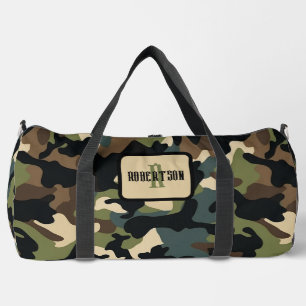 Personalize Camo Duffle Bag