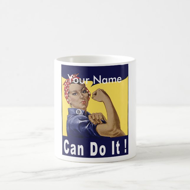 Personalize - Can Do It! Coffee Mug (Center)