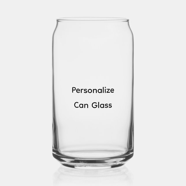 Personalize  can glass (Front)