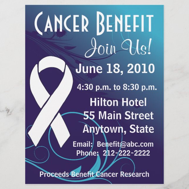 Personalize Cancer Benefit  - Lung Cancer Flyer (Front)