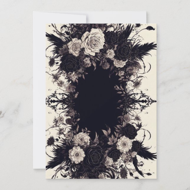 Personalize Card - Gothic - Blank Template  (Front)