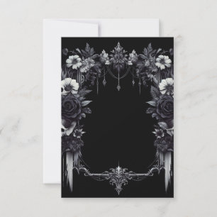Personalize Card - Gothic - Blank Template 